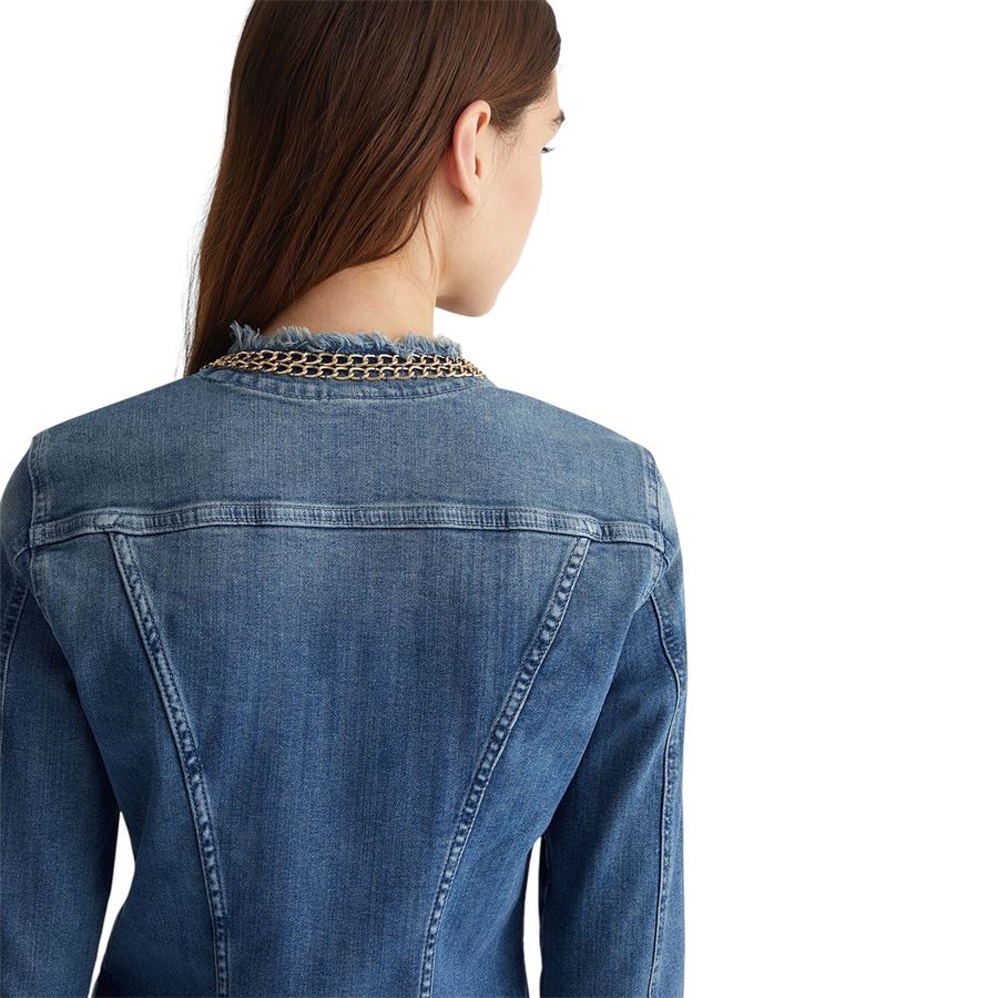 Giubbeto di jeans in denim da donna Liu Jo | UXX039D412877556